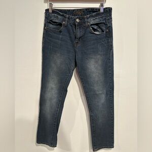 Carbon Men’s 30x30 Dark Wash Slim Straight Freedom Flex Stretch Jeans